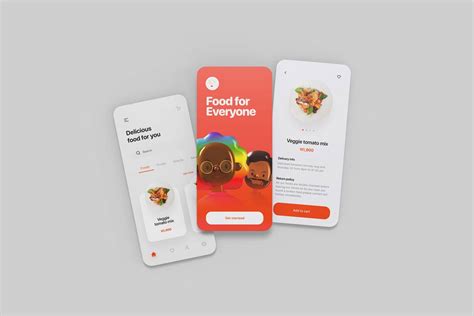 App Ui设计展示手机屏幕样机 App Ui Mockup Phone Screen Mockup 设计小咖