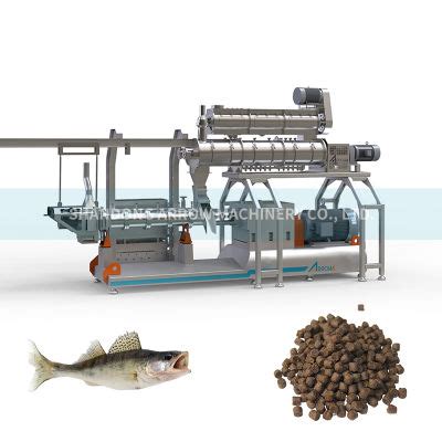 Floating Dry Fish Feed Pellet Extrusion Processing Extruder Fish Pellet