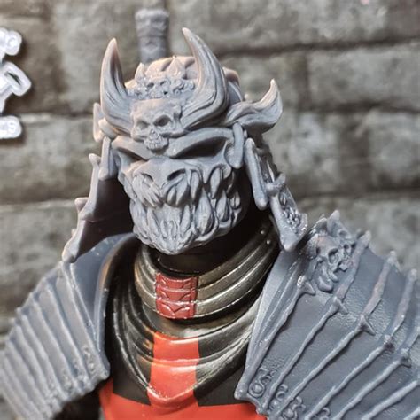 Shujin Helmet Head Unpainted Wolf King Customs