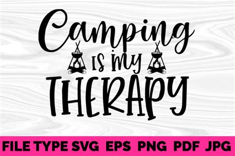 Camping Is My Therapy T Shirt Design Graphic By Abstore · Creative Fabrica