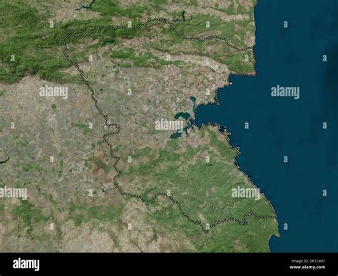 Burgas Province Of Bulgaria High Resolution Satellite Map Stock Photo