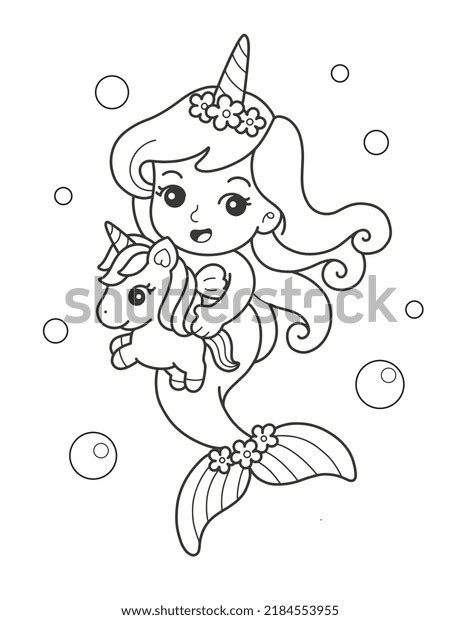 18839 Cartoon Mermaid Coloring Images Stock Photos And Vectors