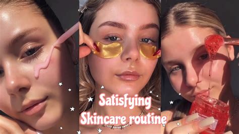 Skin Care Asmr Routine Tik Tok Compilation Skincare Tiktok Youtube