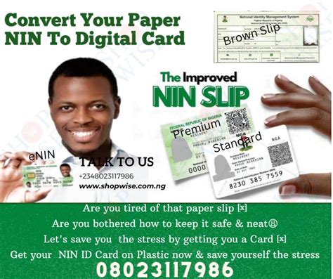 National Id Cardenhanced Slip Express Id Card Printing In Lagos