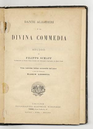 Dante Alighieri E La Divina Commedia Studio Di Filippo Schaff