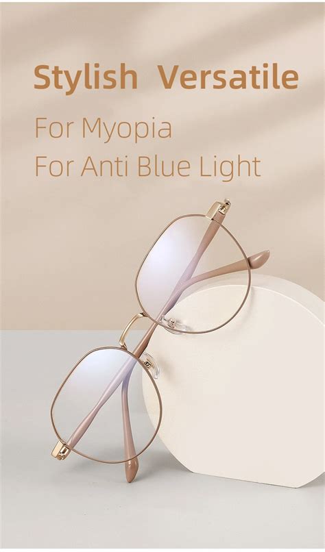 Elbru Lunettes de myopie ultralégères pour hommes et femmes monture en