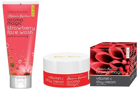 Aroma Magic Face Wash 100 Ml Strawberry And Aroma Magic Vitamin C Day Cream 50g