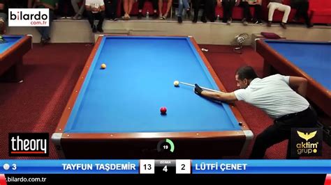 TAYFUN TAŞDEMİR vs LÜTFİ ÇENET 3 Cushion Billiards GRAND MATCH