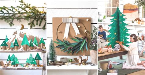 32 idées pour fabriquer des décorations de Noël en carton Marie Claire