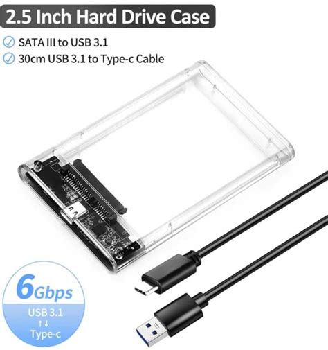 Карман для жесткого диска 2,5" SATA HDD/SSD USB 3.0 / USB 3.1: 190 грн ...