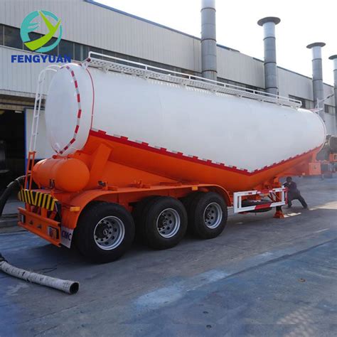 Brand New 3 Axle 40ton 50ton V Type Bulk Cement Tank Fly Ash Cement