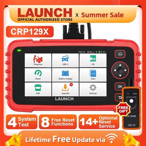 Launch X431 Crp129x Obd2 Scanner Code Reader Diagnostic Tools Engine