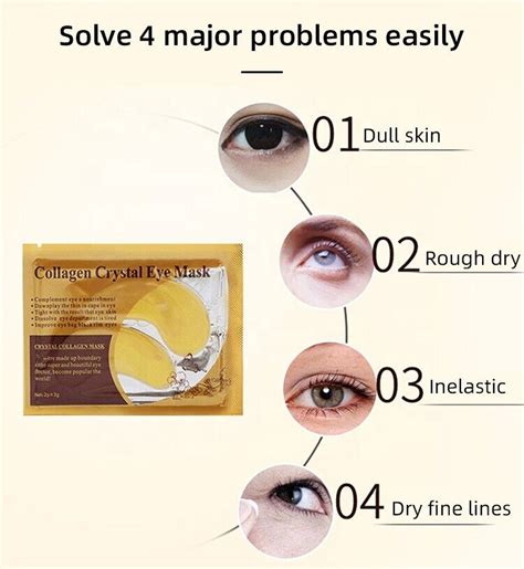 Crystal Collagen Gold Eye Mask Augenpads Anti Aging Feuchtigkeitsmaske