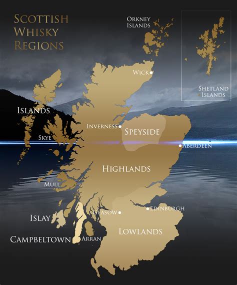 Scotch Whisky Regions Map Middle East Map