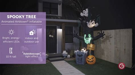 Spooky Tree Animated Airblown® Inflatable Youtube