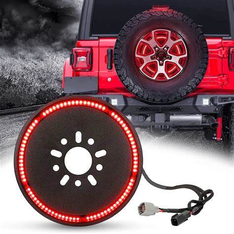 Buy BORDAN Spare Tire Brake Light For Wrangler JL JLU Plug And Play LED