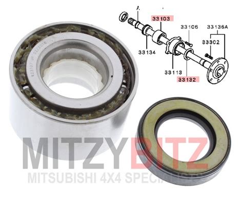 Rear Axle Shaft Bearing And Oil Seal For A Mitsubishi Triton Kb9t Buy Online From Mitzybitz