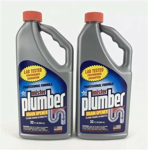 Pk Fl Oz Mister Plumber Drain Opener Professional Formula Septic