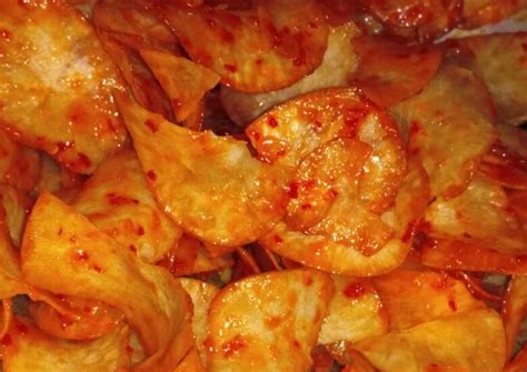 Resep Keripik Singkong Pedas Manis Oleh Rantika Cookpad