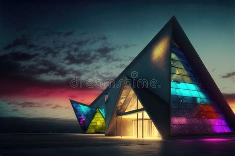 Contemporary Architecture Design Modern Hotel or House Building Exterior Stock Illustration ...