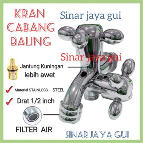 Jual Jual Kran Model Cabang Shower Stainless Kran Baling Limited Air