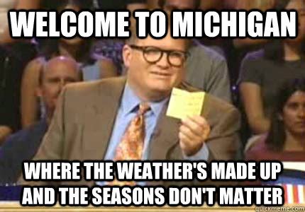 The Best Memes about Winter in Michigan