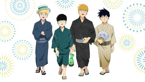 Mob Psycho 100 Shigeo Kageyama Ritsu Kageyama Arataka Reigen Teruki Hanazawa Ekubo Minitokyo