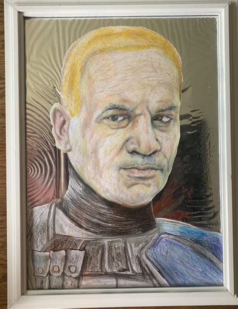 I Drew Captain Rex As Live Action Version As Temuera Morrison Hope U