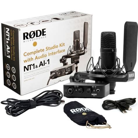 Rode Nt1 Kit Condenser Microphone Cardioid Buy Recorder Best Price