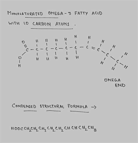 Solved Draw The Condensed Structural Formula For A Monounsaturated