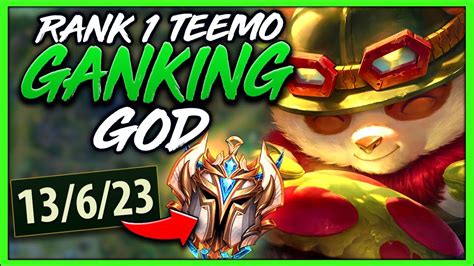 1 Teemo World Best Ganking Strategy Free Kills League Of Legends