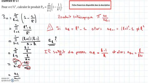 TD6 Sommes et produits Exercice 3 Produit télescopique YouTube