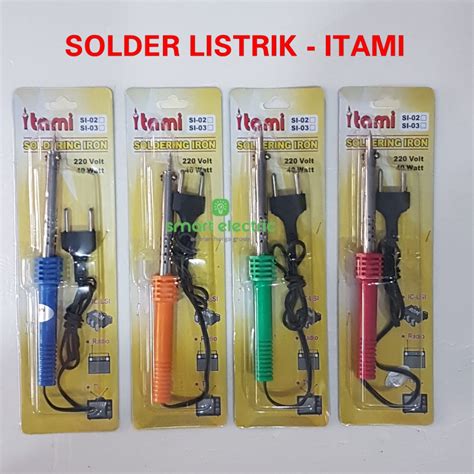 Jual Itami Solder Listrik 40 Watt Gagang Plastik Panas Berkualitas