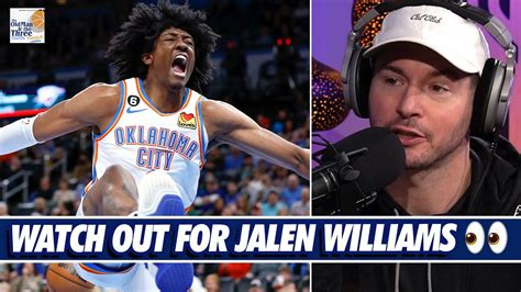 Jalen Williams Is Making A Big Push For ROOKIE OF THE YEAR JJ Redick