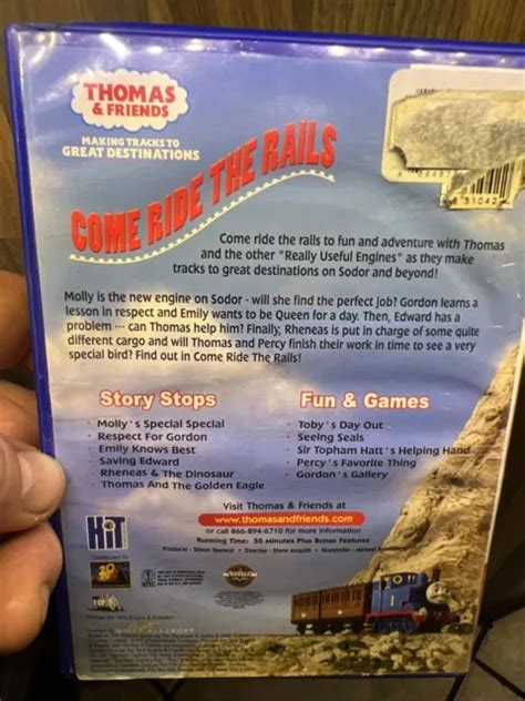 Thomas And Friends Come Ride The Rails Dvd 2006 Hit Free Shipping Eur