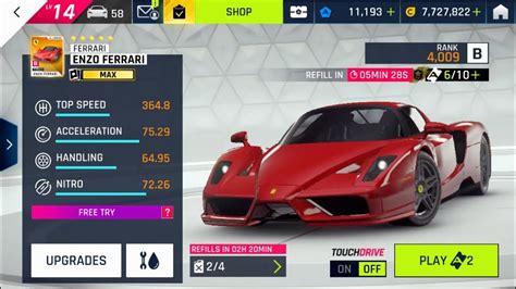 Ferrari Enzo Ferrari Limited Time Event Wwekend Rampage Enzo Ferrari