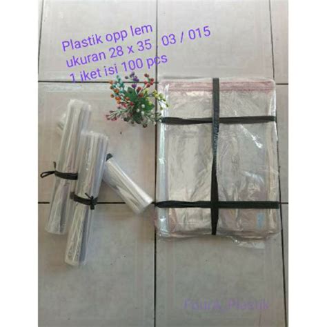 Jual Plastik Opp Seal Lem Shopee Indonesia