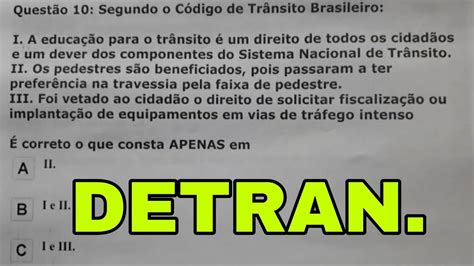 Prova Teorica Detran Prova Do Detran Como Passar Na Prova Teorica Do