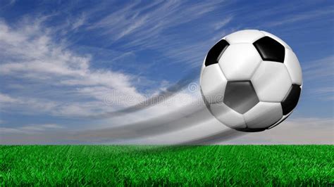 Soccer Ball In Motion Royalty Free Stock Photography - Image: 36633007