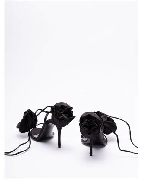 Magda Butrym Flower Shoes Sandals In Black Lyst