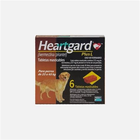 Heartgard 23 A 45 Kg Hospital Veterinario Especies