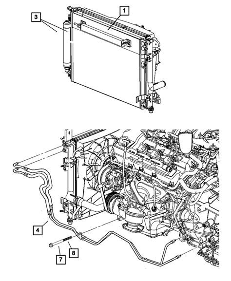 Mopar Oil Cooler Tube And Hose Af Mopar Estore