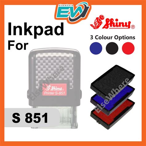 Shiny Ink Pad Cartridges Refill For Self Inking Stamps S S S