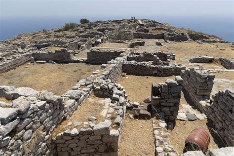 Looking out over ruins of Ancient Thera | Ancient Thera | Thera ...