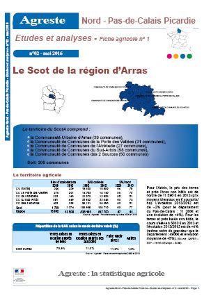 Le Scot de la région d Arras DRAAF Hauts de France