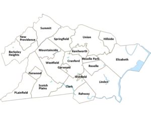 Union County Municipalities Map - NJ Italian Heritage Commission