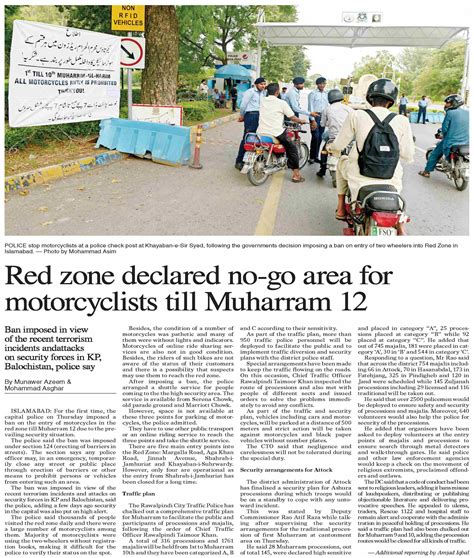 Dawn EPaper Jul 21 2023 Red Zone Declared No Go Area For