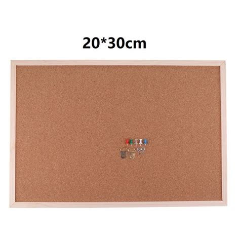 Wooden Frame Cork Board Message Board Wall Mounted Bulletin Board With