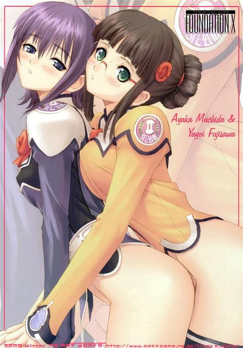 Fujisawa Yayoi And Machida Ayaka Uchuu No Stellvia Drawn By Tony Taka