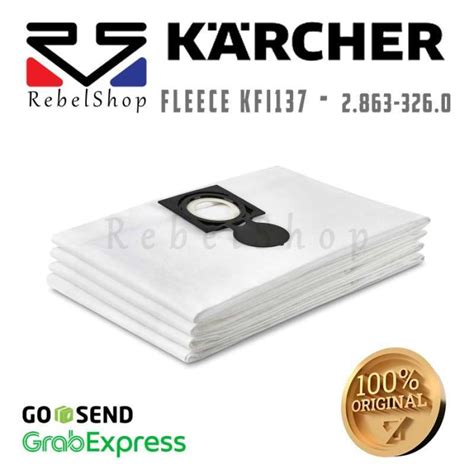 Promo Karcher Fleece Filter Bags Kfi 357 For Wd 2 Wd2 Wd 3 Wd3 Se 4